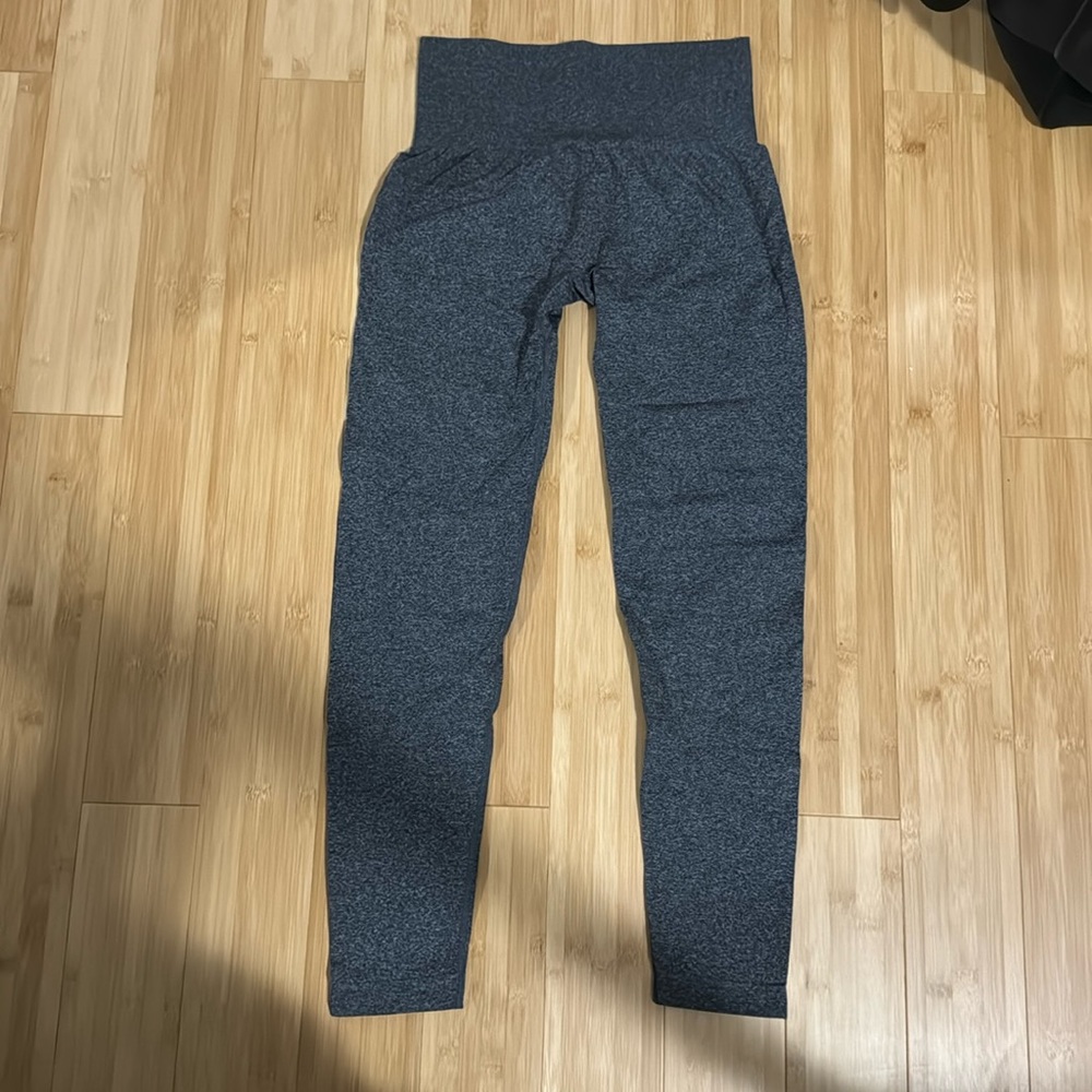 NVGTN Black Speckled Curve Seamless Leggings sz M
